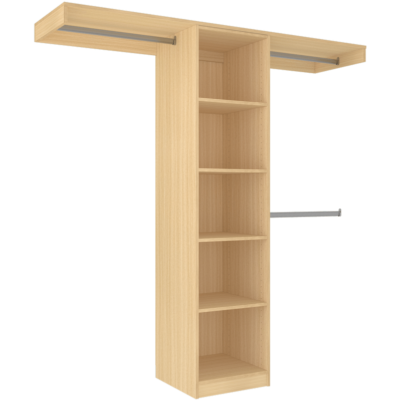 Lugna 1800 - 2100mm Sand Pack 3 Opening Built in Wardrobe Package