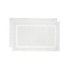 Chateau 2pack Bath Mat 50x75cm White