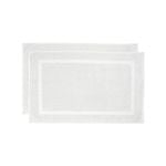Chateau 2pack Bath Mat 50x75cm White