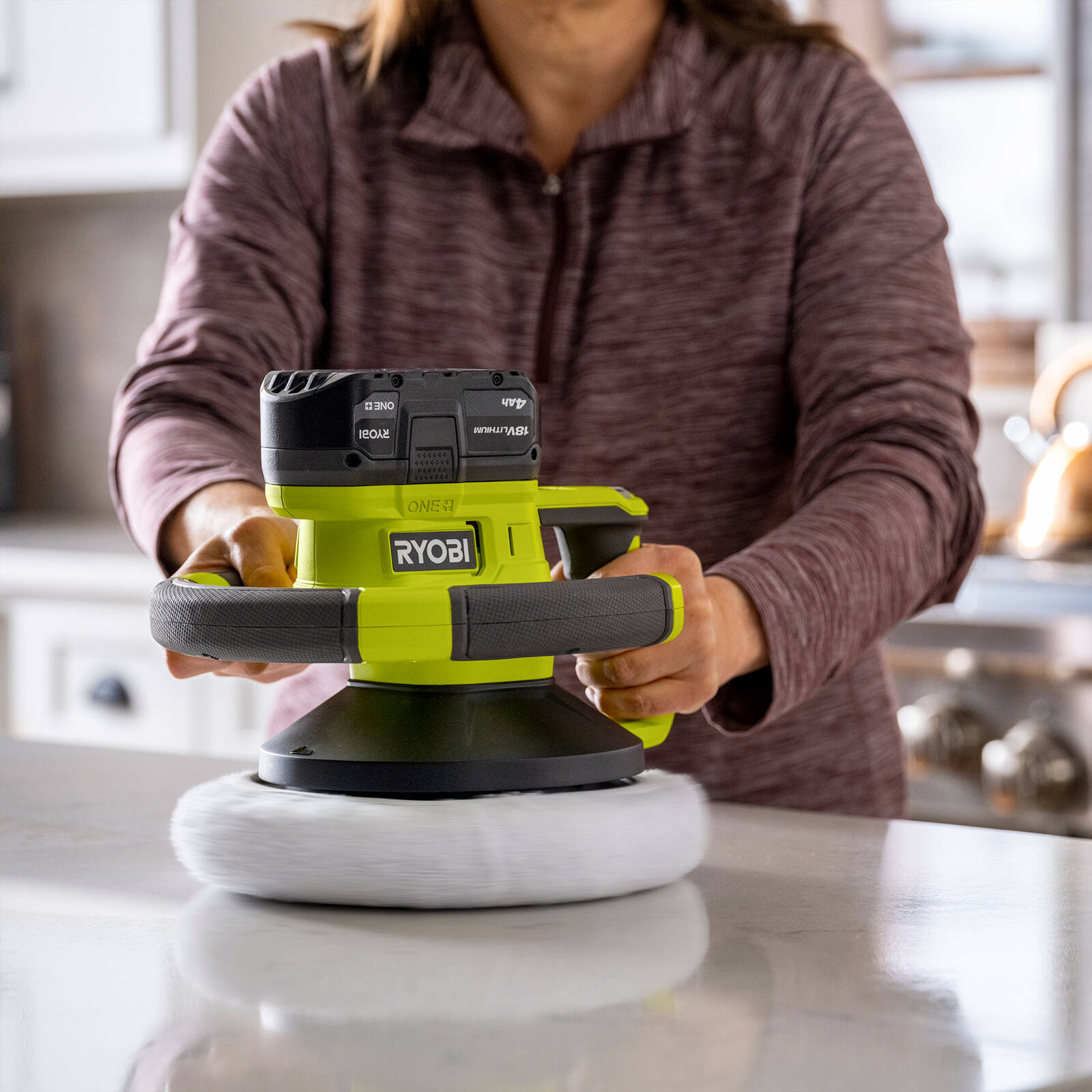 Ryobi 18V ONE 250mm 10 Random Orbital Buffer Polisher RBP18250 Tool Only Bunnings Australia