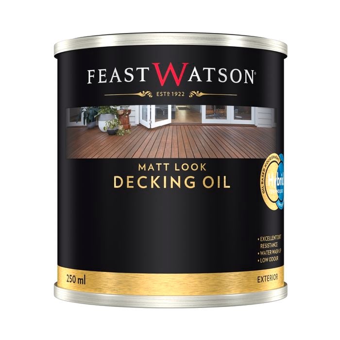 Feast Watson 250ml Natural Matt Look Decking Oil - Natural