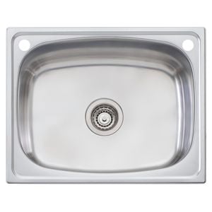Oliveri 45L Laundry Tub With Rinse Bypass Kit