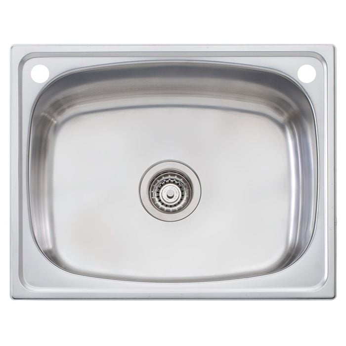 Oliveri 45L Laundry Tub With Rinse Bypass Kit