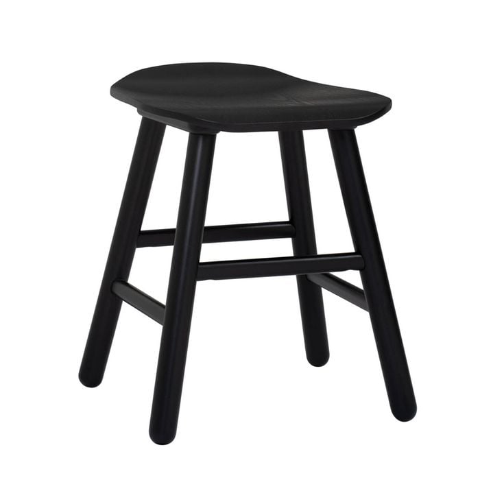 Modern Furniture Modern Furniture 39x49cm Hetty Stool - Black Ash Veneer