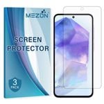 3 Pack MEZON Samsung Galaxy A35 5G Clear Film Screen Protectors