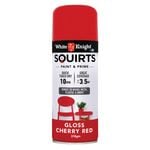 White Knight 310g Cherry Red Gloss Squirts Paint & Prime