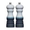 2pk Masterclass Refillable Ceramic Grinder Grey Ombre Salt & Pepper Mill 17cm