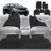 6D Diamond Car Floor Mats for Holden Commodore 2007-2013-Full Set-Black-Outback GT