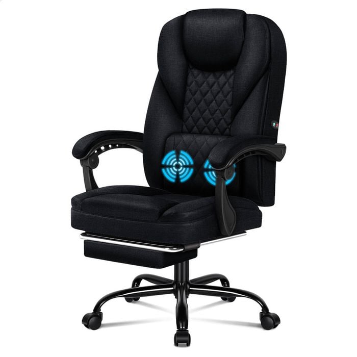 ALFORDSON Office Chair Fabric Black