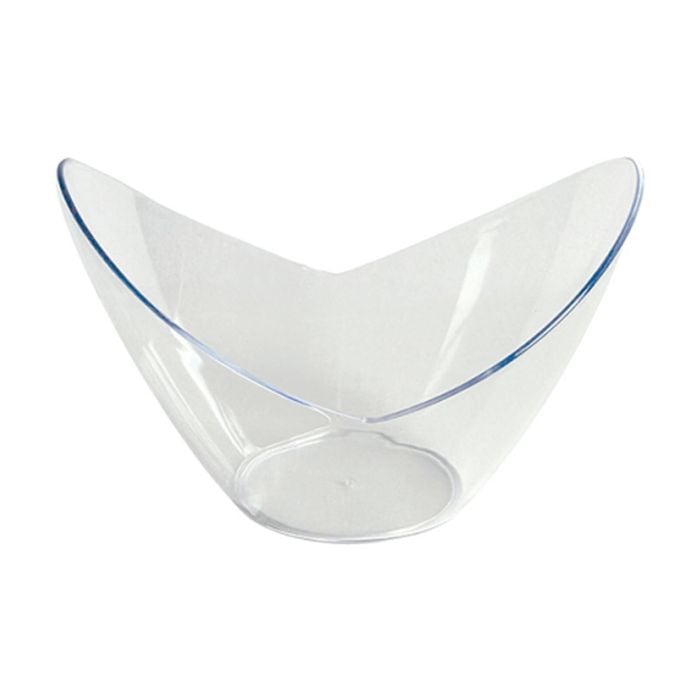 12x 8pc Partyware Mini Dish Small Serving Bowls Set Concave 83x40x58mm