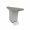 Adoored 80mm Square Plastic Cabinet Furniture Leg