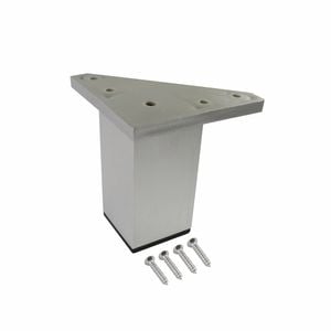 Adoored 80mm Square Plastic Cabinet Furniture Leg