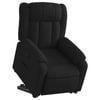 vidaXL Stand up Massage Recliner Chair Office Armchair Single Sofa Black Fabric