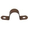 Kinetic 25mm Nylon Coated Copper Pipe Saddle Clips - 10 Pack