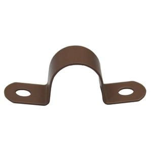 Kinetic 25mm Nylon Coated Copper Pipe Saddle Clips - 10 Pack