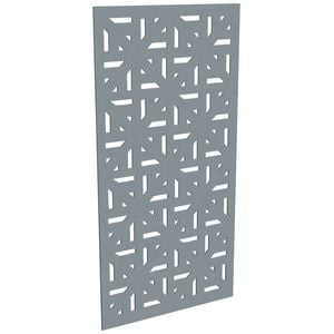 ProtectorAl 300-1200w x 1201-2400h Silver Brushed/Gloss White Mosaic Unframed Composite Deco Panel