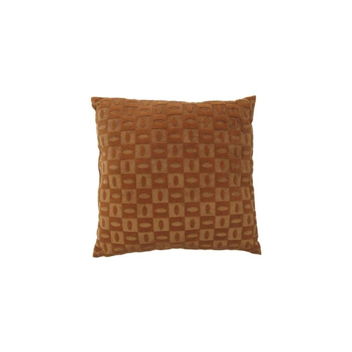 Bloomington Mia Brown Square Cushion 40 x 40 cm