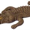 Aqua One Sunbathing Crocodile Large Ornament 21x33.5x3.6cm (37492l)