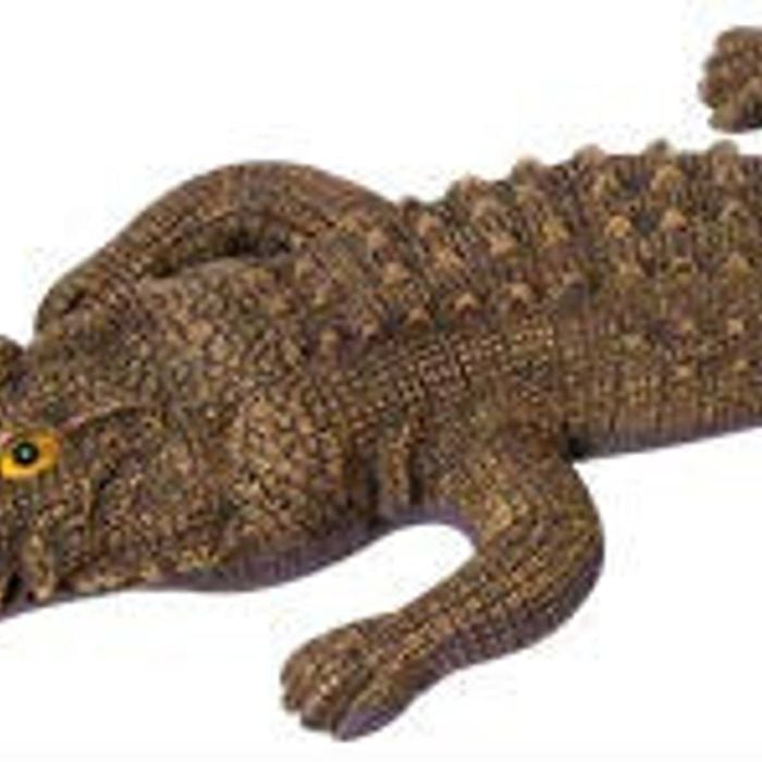 Aqua One Sunbathing Crocodile Large Ornament 21x33.5x3.6cm (37492l)
