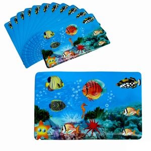Set of 12 PVC Easy Care Placemats - Skuba 43 x 28 cm