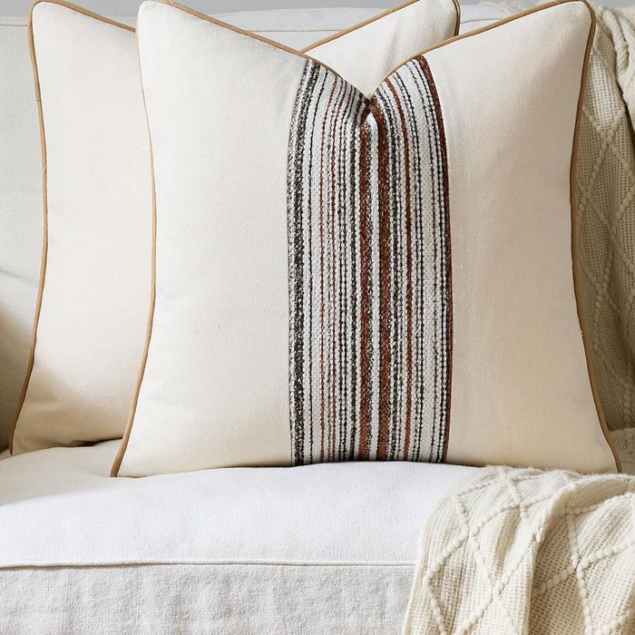 Gioia Casa 2-Pack Wabi Stripe Cushion Covers 45cm x 45cm - Multicolour