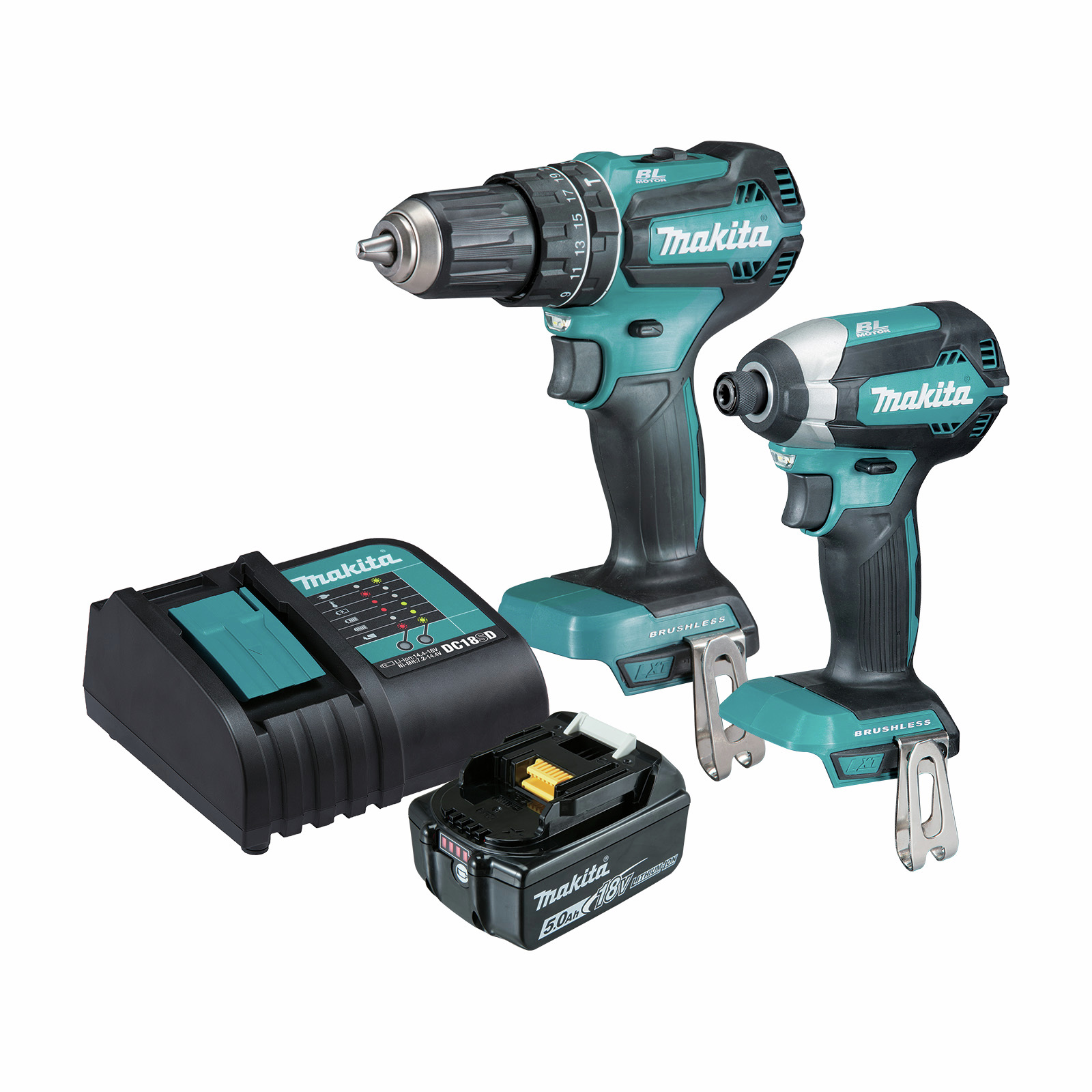 Makita 18V 2 Piece Brushless Combo Kit Bunnings New Zealand