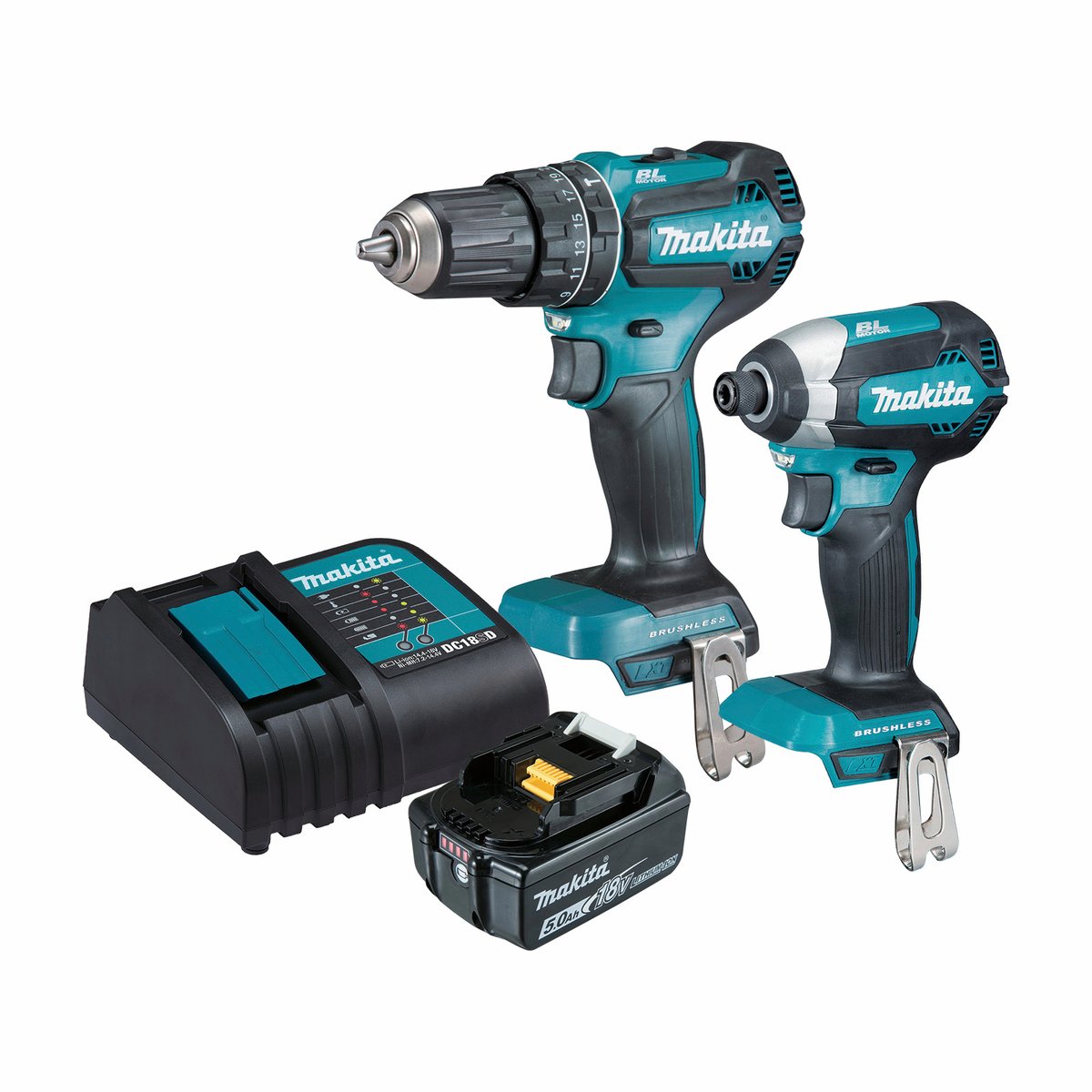 Makita 18V 2 Piece Brushless Combo Kit Bunnings New Zealand