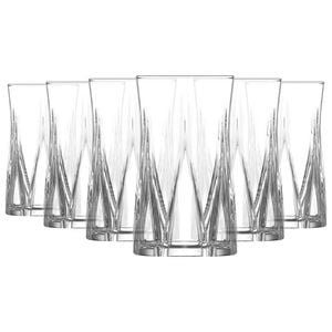 Lav Zoey Highball Glasses - 380ml - Pack Of 6