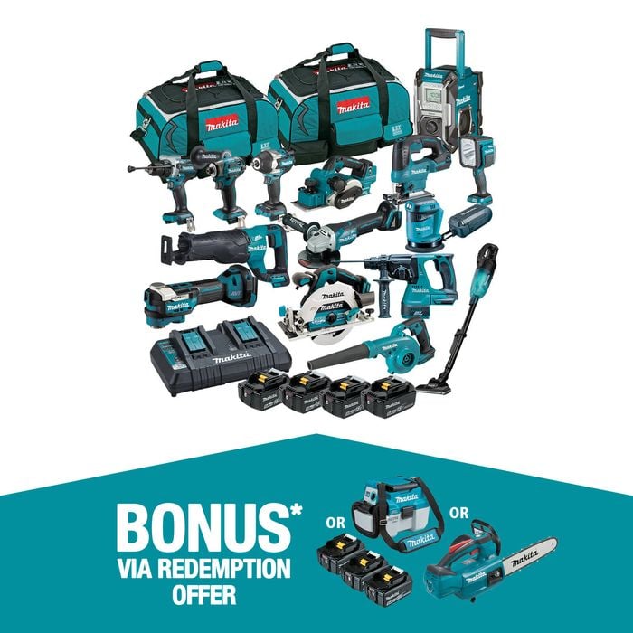 Makita 18V Brushless 15 Piece Combo Kit DLX1514TX1