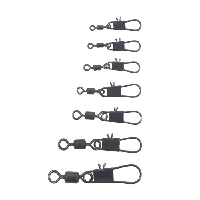 Swimerz Rolling Swivel W Interlock Snap, Size 14, 50 Pack