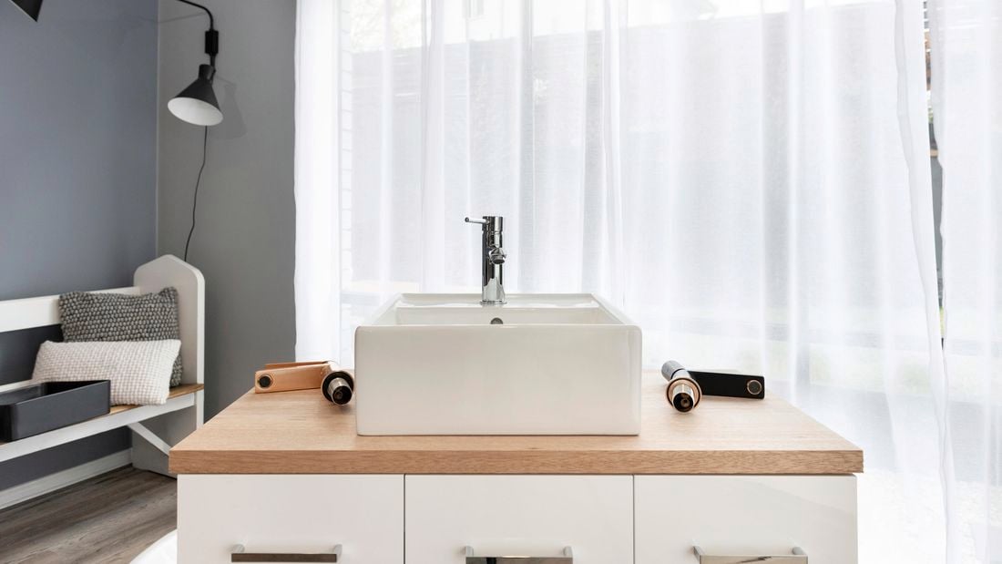 Bathroom vanity bunnings discount