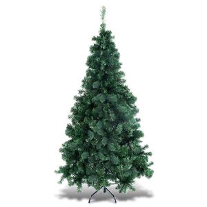 Costway 2.1M PVC Christmas Tree Indoor Outdoor Holiday Decoration Green