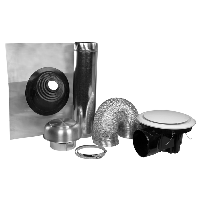 Deflecto Ceiling Exhaust Fan – Tile Roof Kit – Quiet Boost (400m³/hr)