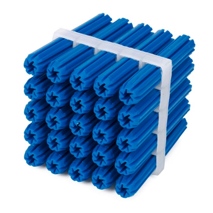 Ramset 8 x 50mm Blue Wall Plugs Blue - 25 Pack