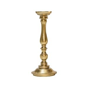 Ssh Collection Alexa 36cm Tall Single Candle Stand - Brass