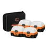 San Hima 4xled Camping Lantern Light Rechargeable W/ Lithium Battery Amber White