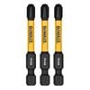 DeWALT FLEXTORQ 57mm PH3 Screwdriver Bit DWAF2PH3IR3 - 3 Pack