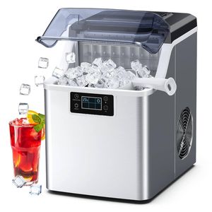 YOPOWER 20KG Ice Cube Maker Silver