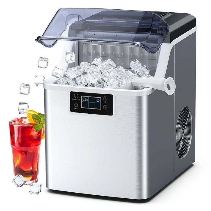 YOPOWER 20KG Ice Cube Maker Silver