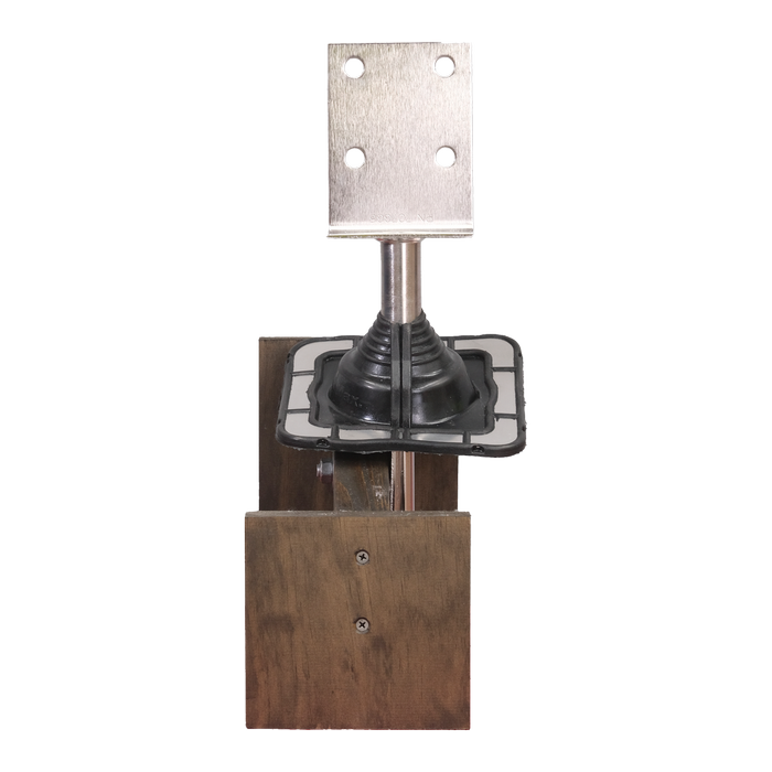 Roof Extenda S300 316 Stainless Steel Bracket With Black Weather Seal Package