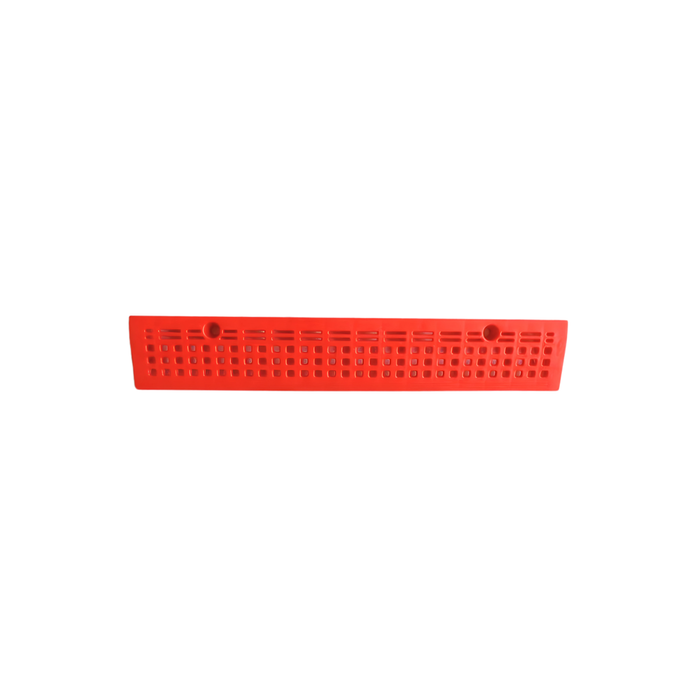 Dream Garages Australia Interlocking Garage Floor Tile Edge - Red - 1 Piece 
