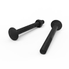 ZENITH M10 x 100mm Hot Dipped Galvanised Black Cup Head Bolts and Nuts - Each