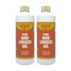 2PK Equinade Raw Linseed Oil Cold Pressed Horse Coat Conditoner Care 500ml
