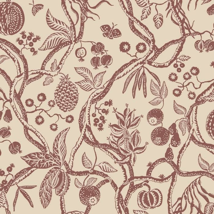 Wallpaper Trader Tree Of Life Burgundy