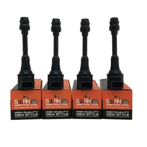 4-Pack SWAN Ignitions Coil for Nissan Altima, Pulsar & X-Trail (2.5L)