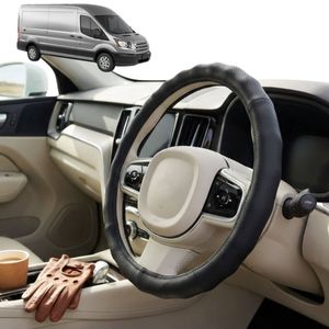 Australian Goose Steering Wheel Cover for Ford Transit Cab 2014 - Current (VO) Circle Black
