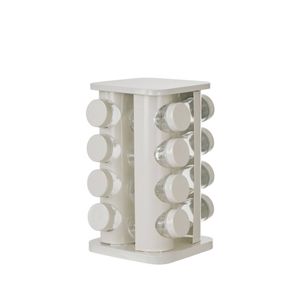 Davis & Waddell Newbury Stainless Steel Spice Rack Jar Set
