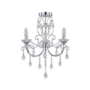 Lexi Lighting Renaissance 3-Light Chandelier Light S 45 cm