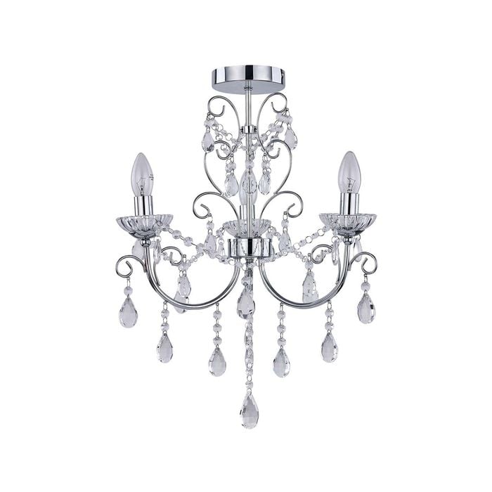 Lexi Lighting Renaissance 3-Light Chandelier Light S 45 cm