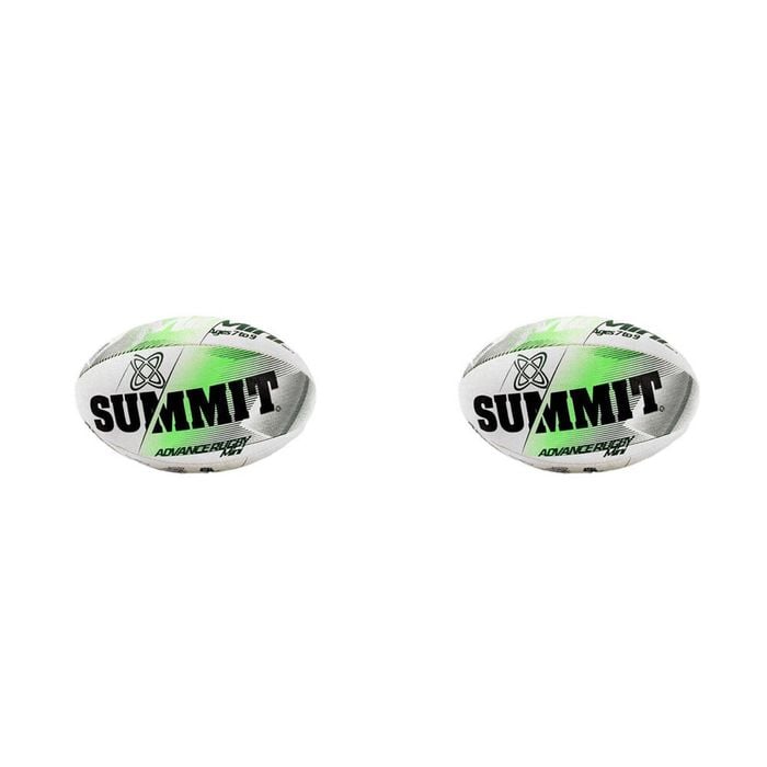2PK Summit Global Advance Rugby Union Ball Mini Size 3 - White